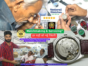 Seiko 5 Automatic Men’s Watch – 17 Jewels Vintage Restored working condition National Watches