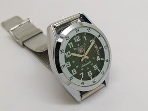VINTAGE REFURBISHED SEIKO 5 AUTOMATIC JAPAN MENS DAY DATE WATCH - National Watches