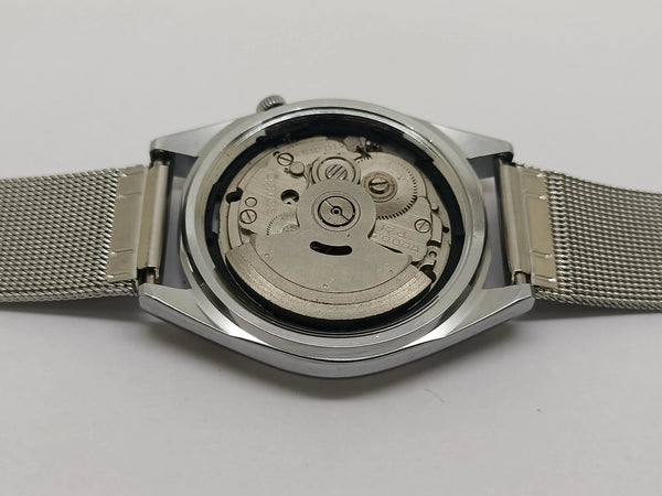 VINTAGE REFURBISHED SEIKO 5 AUTOMATIC JAPAN MENS DAY DATE WATCH - National Watches
