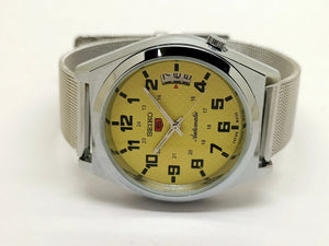 Seiko 5 Black Dial Automatic Vintage Watch National Watches