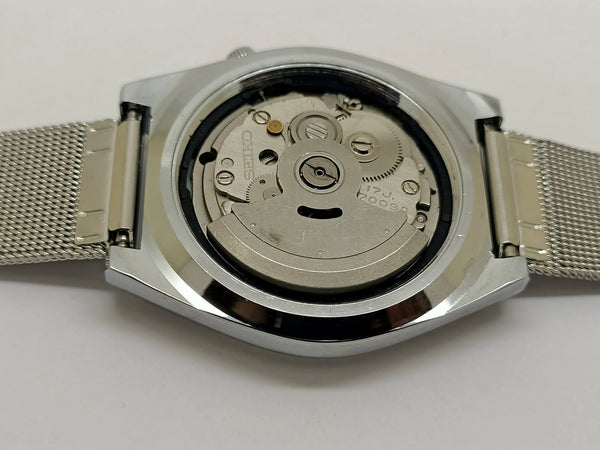 Seiko 5 Black Dial Automatic Vintage Watch National Watches