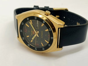 Seiko 5 Black Dial Automatic Vintage Watch National Watches