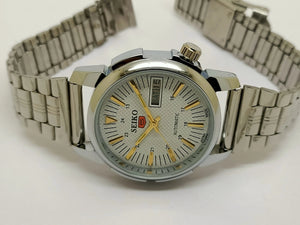 Seiko 5 Black Dial Automatic Vintage Watch National Watches