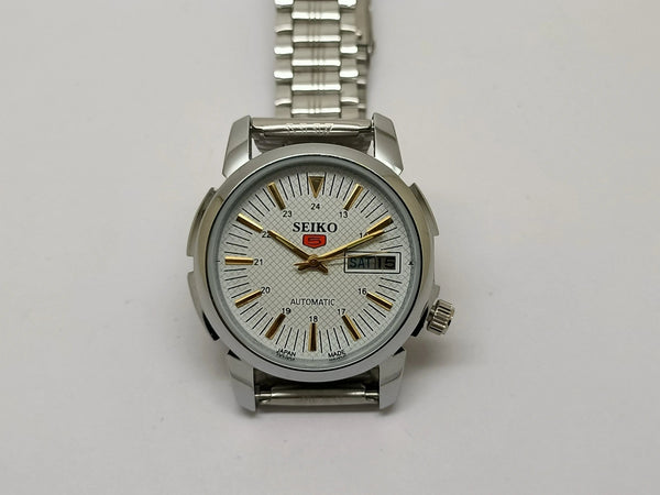 Seiko 5 Black Dial Automatic Vintage Watch National Watches