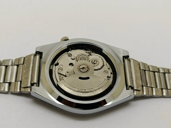 Seiko 5 Black Dial Automatic Vintage Watch National Watches