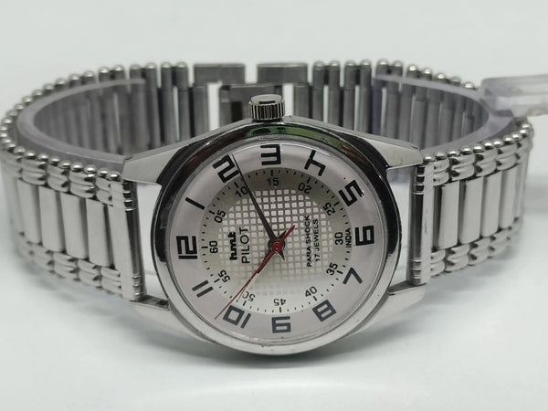 Hmt Pilot Mechanical Handwinding Movement stainless Steel Para Shock 17 Jewels Analog Dial Wrist Watch For Men National Watches