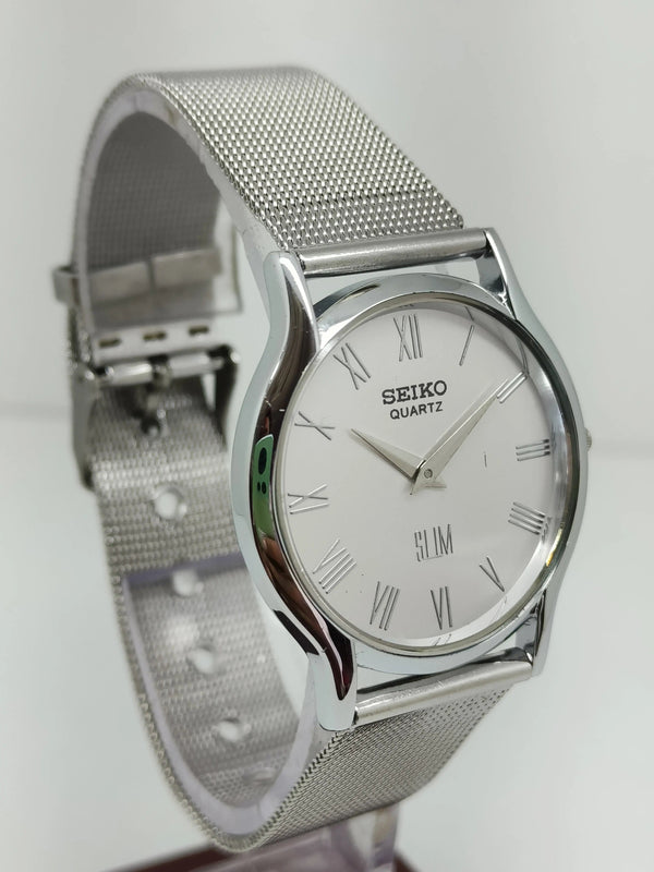 Seiko Silim Quartz Watch – Sleek, Durable & Stylish Timepiece for Men/Women - National Watches