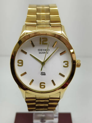 Seiko 5 Black Dial quartz Watch - National Watches