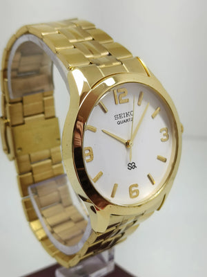 Seiko 5 Black Dial quartz Watch - National Watches