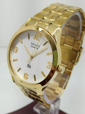 Seiko 5 Black Dial quartz Watch - National Watches