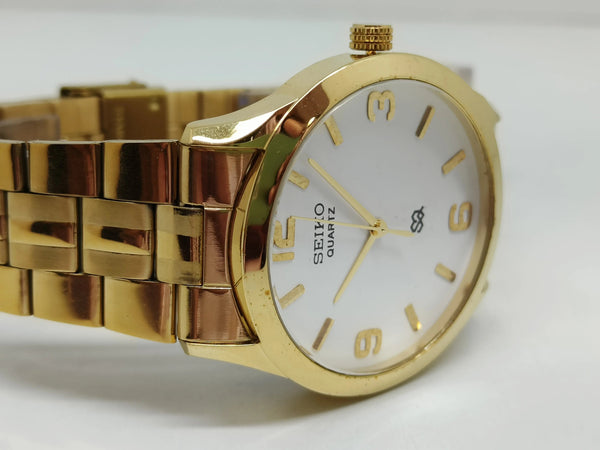 Seiko 5 Black Dial quartz Watch - National Watches