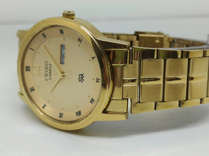 Seiko 5 Black Dial quartz WatchaSeiko Silim Quartz Watch – Sleek, Durable & Stylish Timepiece for Men/Women - National Watches