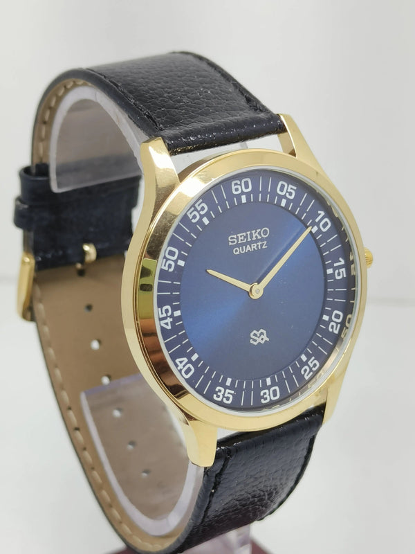 Seiko 5 Black Dial quartz WatcaSeiko Silim Quartz Watch – Sleek, Durable & Stylish Timepiece for Men/Womenh - National Watches