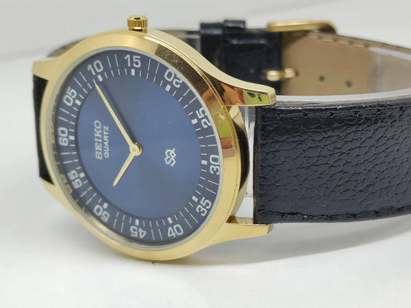 Seiko 5 Black Dial quartz WatcaSeiko Silim Quartz Watch – Sleek, Durable & Stylish Timepiece for Men/Womenh - National Watches