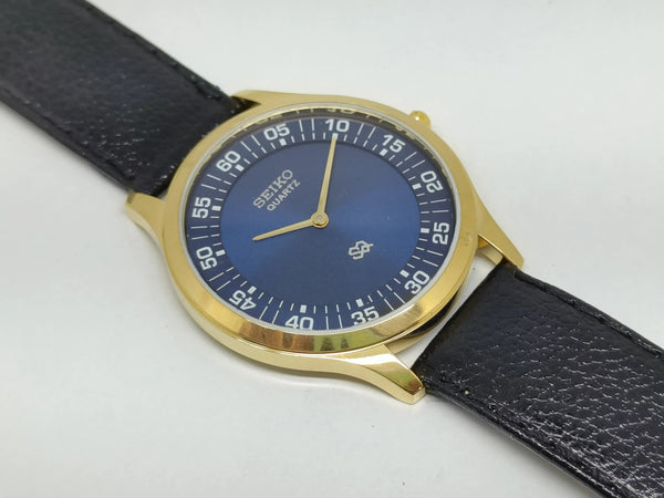 Seiko 5 Black Dial quartz WatcaSeiko Silim Quartz Watch – Sleek, Durable & Stylish Timepiece for Men/Womenh - National Watches