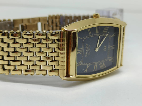 Seiko 5 Black Dial quartz WataSeiko Silim Quartz Watch – Sleek, Durable & Stylish Timepiece for Men/Womench - National Watches