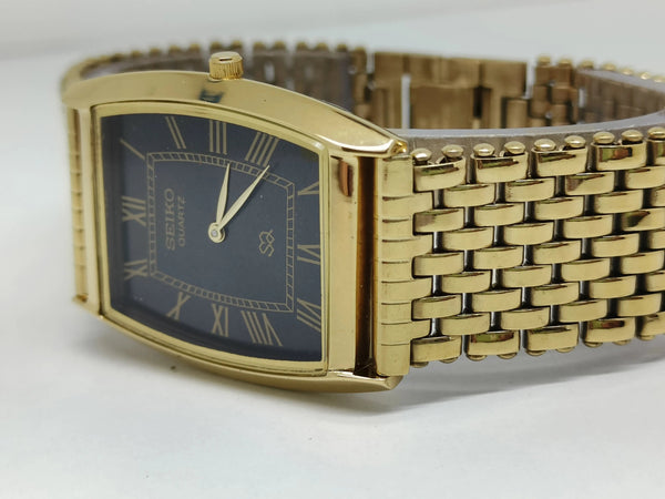 Seiko 5 Black Dial quartz WataSeiko Silim Quartz Watch – Sleek, Durable & Stylish Timepiece for Men/Womench - National Watches