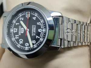 Seiko 5 Vintage Black Dial – Refurbished Automatic National Watches