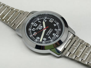 Seiko 5 Vintage Black Dial – Refurbished Automatic National Watches