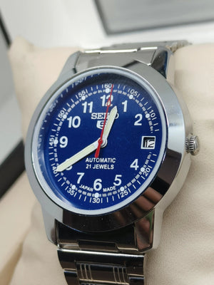 Seiko 5 Vintage Champagne Dial – Restored Dress Watch National Watches
