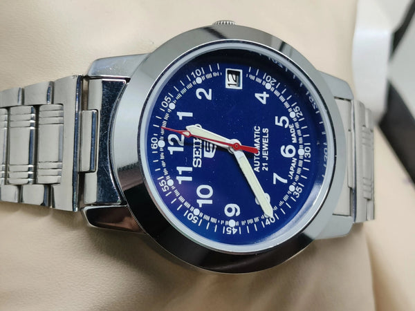 Seiko 5 Vintage Champagne Dial – Restored Dress Watch National Watches