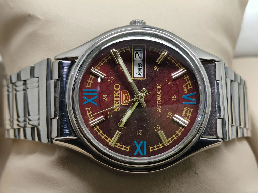 Seiko 5 Vintage Leather Strap Included – Restored Gear National Watches