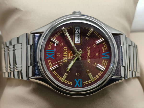 Seiko 5 Vintage Leather Strap Included – Restored Gear National Watches