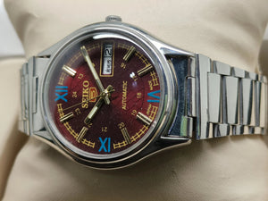 Seiko 5 Vintage Leather Strap Included – Restored Gear National Watches