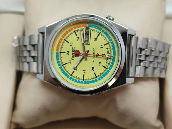 Seiko 5 Vintage Automatic – Transparent Crystal Domed Design National Watches