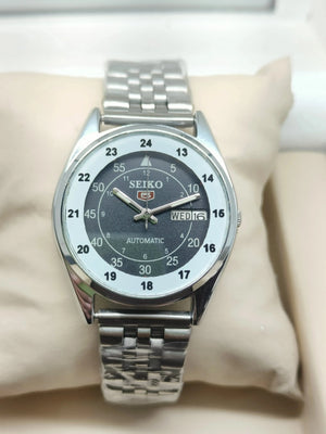 Seiko 5 Vintage 37mm Automatic – Refurbished Classic National Watches