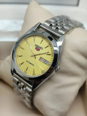 Seiko 5 Vintage Gold Tone – Refurbished & Polished National Watches