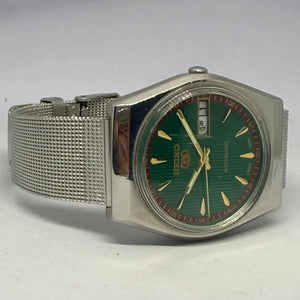 Rare Seiko 5 Watch | Refurbished Original Japan Movement | Collectible Retro Style National Watches