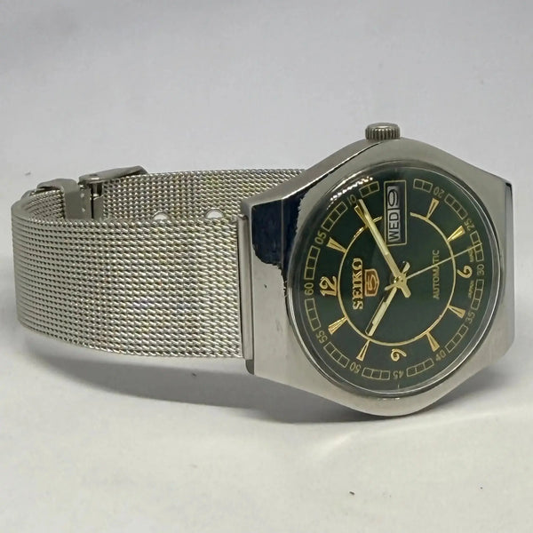 Vintage Seiko 5 Japan | Fully Refurbished Automatic Watch | Elegant Men’s Gift National Watches