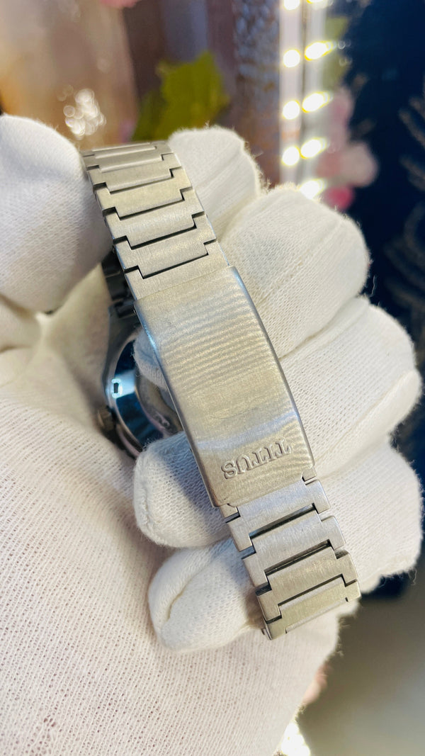 Vintage West End Prima Automatic Watch Black Dial Day Date Swiss Made Military Style National Watches