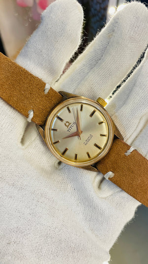 Vintage West End Prima Automatic Watch Black Dial Day Date Swiss Made Military Style National Watches