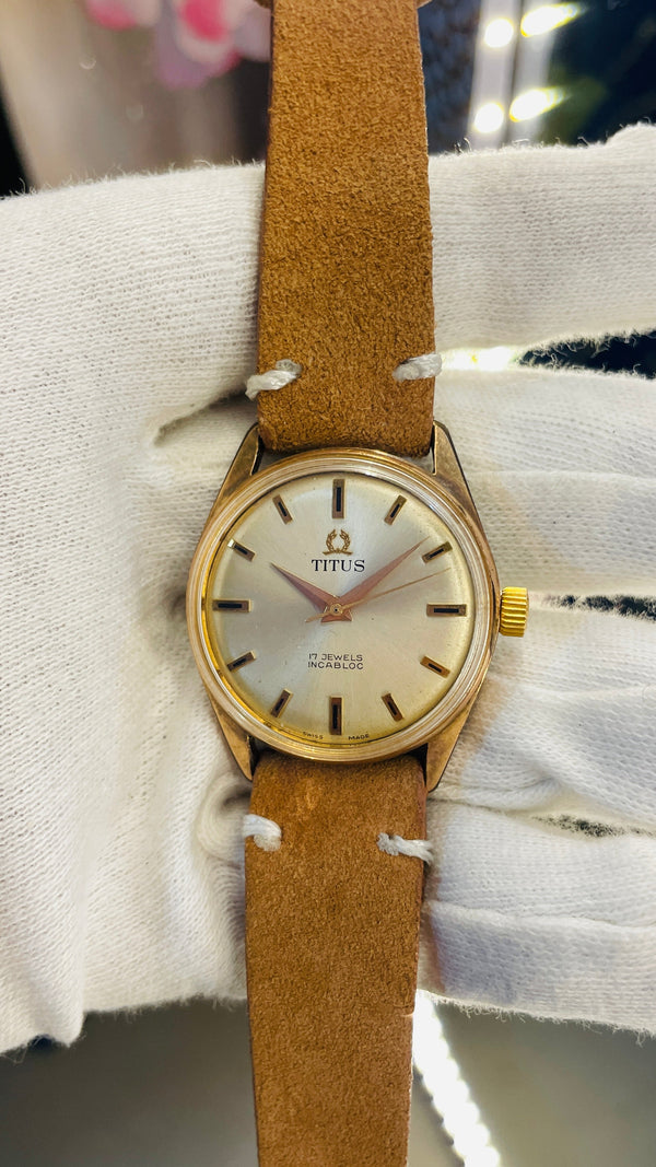 Vintage West End Prima Automatic Watch Black Dial Day Date Swiss Made Military Style National Watches