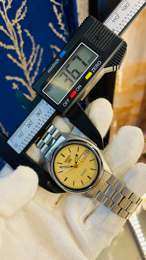 Vintage West End Prima Automatic Watch Black Dial Day Date Swiss Made Military Style National Watches