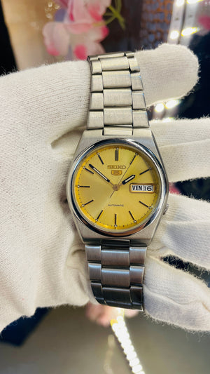 Vintage West End Prima Automatic Watch Black Dial Day Date Swiss Made Military Style National Watches