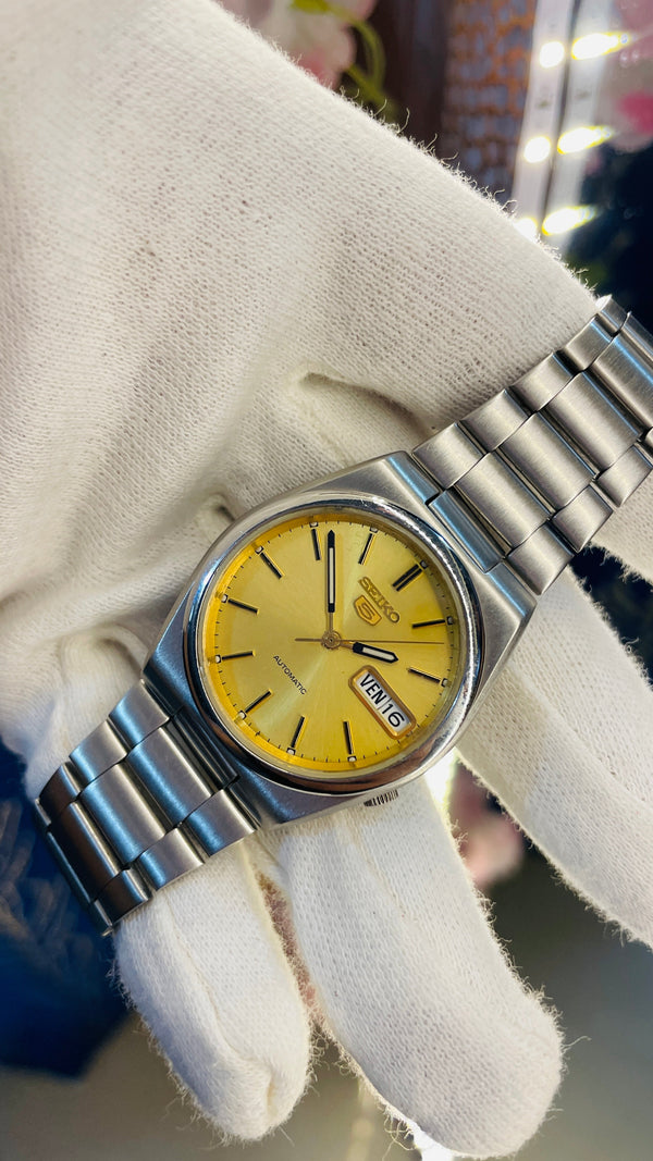 Vintage West End Prima Automatic Watch Black Dial Day Date Swiss Made Military Style National Watches