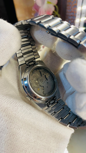 Vintage West End Prima Automatic Watch Black Dial Day Date Swiss Made Military Style National Watches