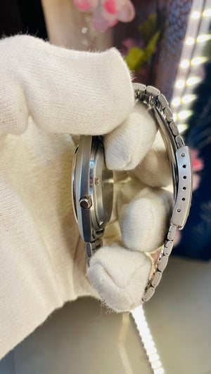 Vintage West End Prima Automatic Watch Black Dial Day Date Swiss Made Military Style National Watches