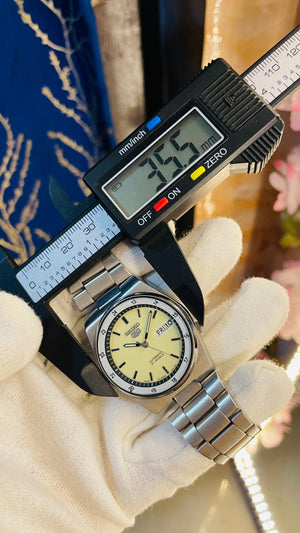 Vintage West End Prima Automatic Watch Black Dial Day Date Swiss Made Military Style National Watches