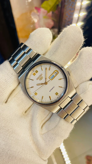 Vintage West End Prima Automatic Watch Black Dial Day Date Swiss Made Military Style National Watches