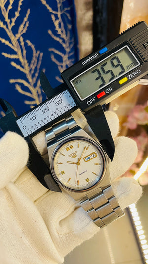 Vintage West End Prima Automatic Watch Black Dial Day Date Swiss Made Military Style National Watches