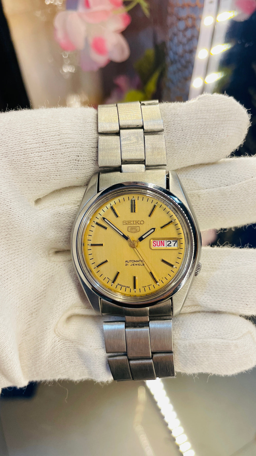 Vintage West End Prima Automatic Watch Black Dial Day Date Swiss Made Military Style National Watches