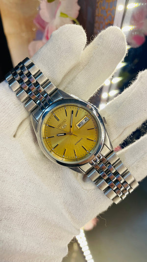 Vintage West End Prima Automatic Watch Black Dial Day Date Swiss Made Military Style National Watches