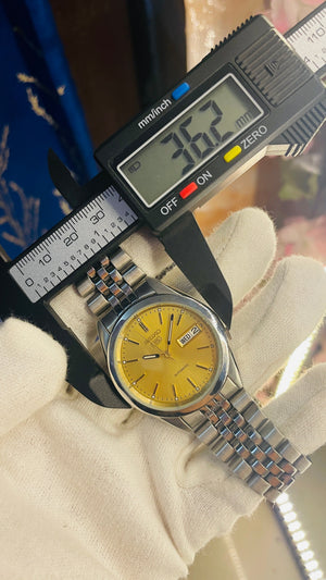 Vintage West End Prima Automatic Watch Black Dial Day Date Swiss Made Military Style National Watches