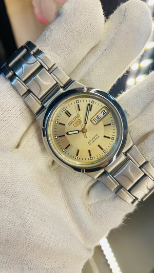 Vintage West End Prima Automatic Watch Black Dial Day Date Swiss Made Military Style National Watches