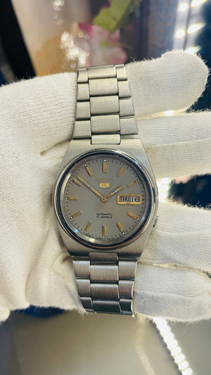 Vintage West End Prima Automatic Watch Black Dial Day Date Swiss Made Military Style National Watches