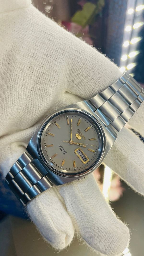Vintage West End Prima Automatic Watch Black Dial Day Date Swiss Made Military Style National Watches